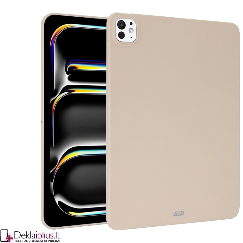 Liquid Air silikoninis pilkas dėklas (Apple Ipad Pro 13 (2024-2025) Liquid Air silikoninis pilkas dėklas (Apple Ipad Pro 13 (2024-2025)